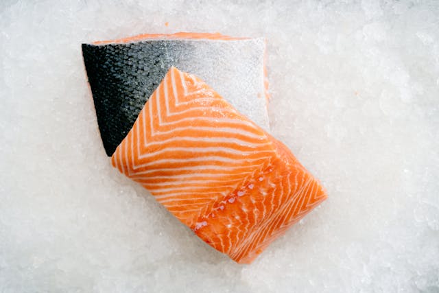 frozen salmon