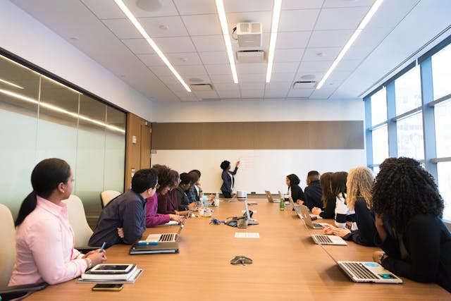 people having a meeting