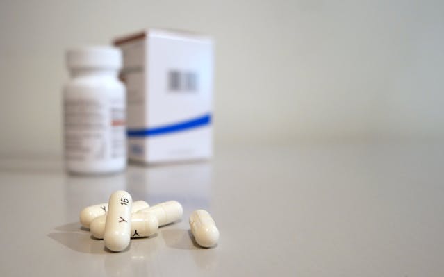 bottle of painkillers