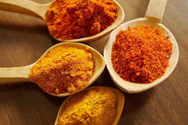 spoon of turmeric