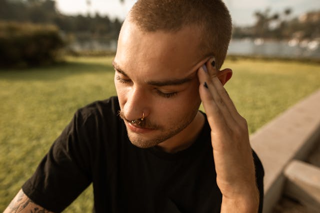 man looking confused 