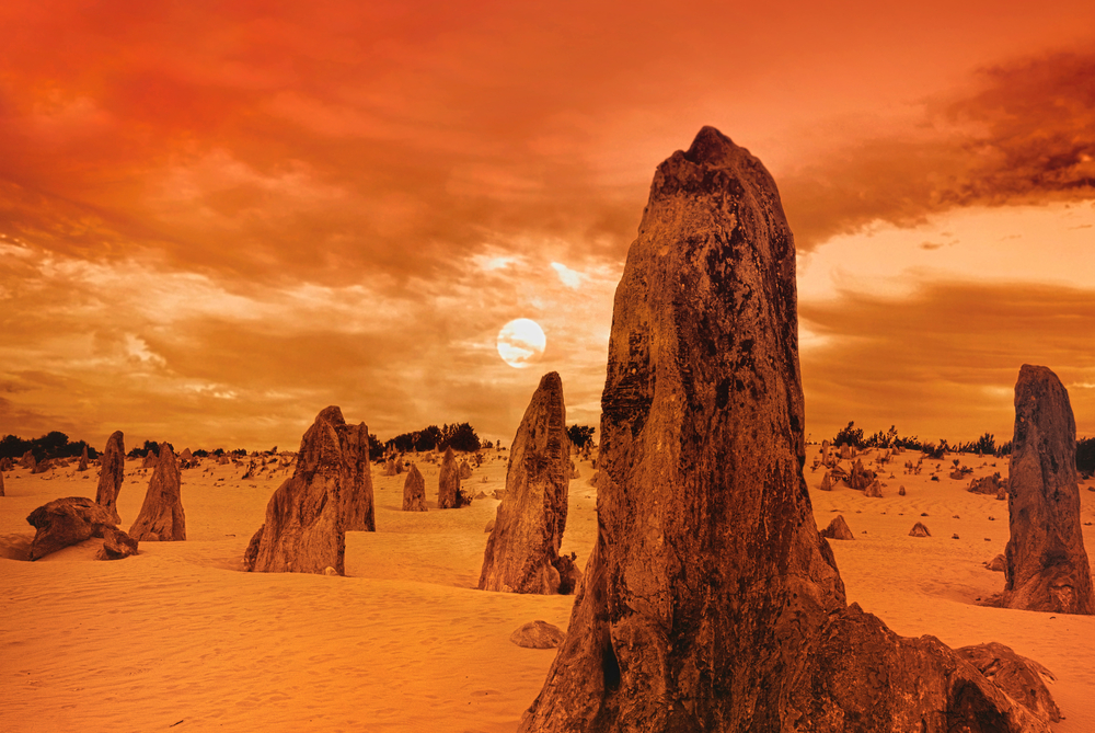 Pinnacles desert in Western Australia