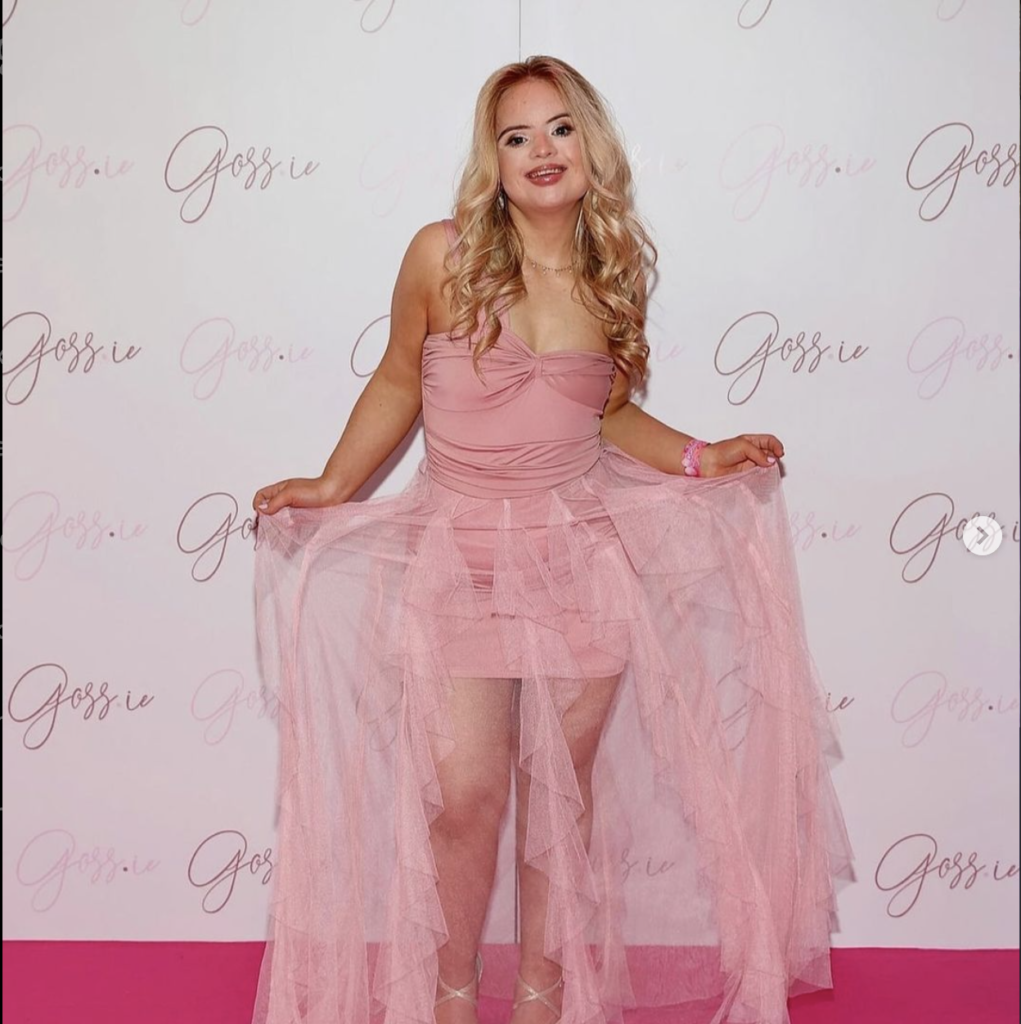 Irish model Kate Grant who has Down's syndrome