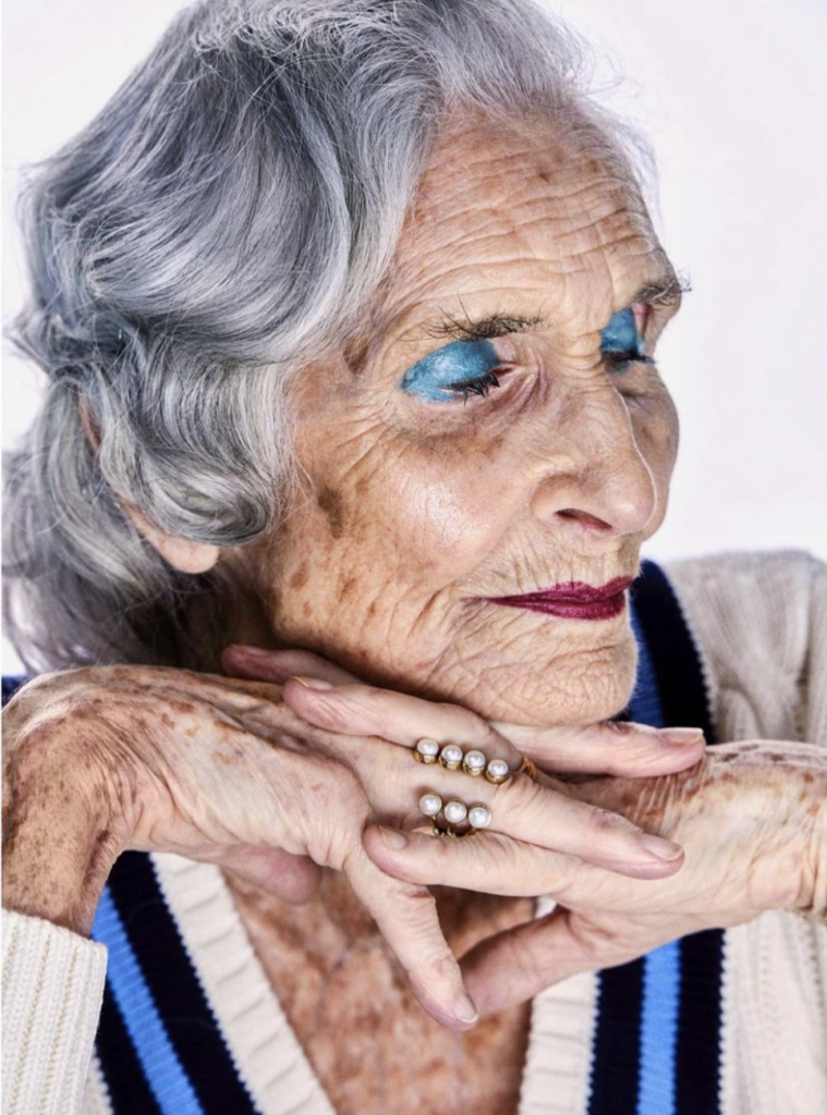 96-year-old model Daphne Selfe