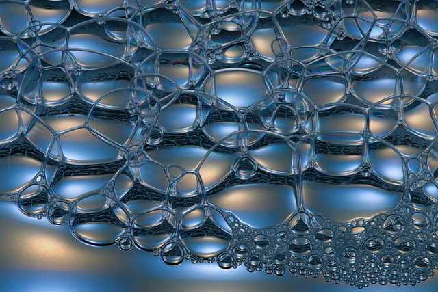 abstract liquid structure