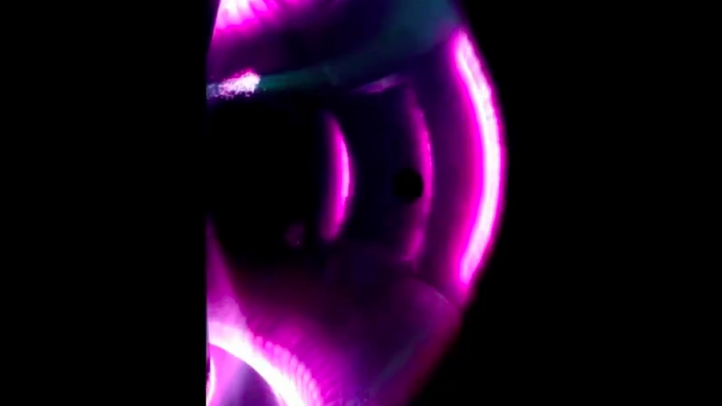 Plasma inside the nuclear reactor