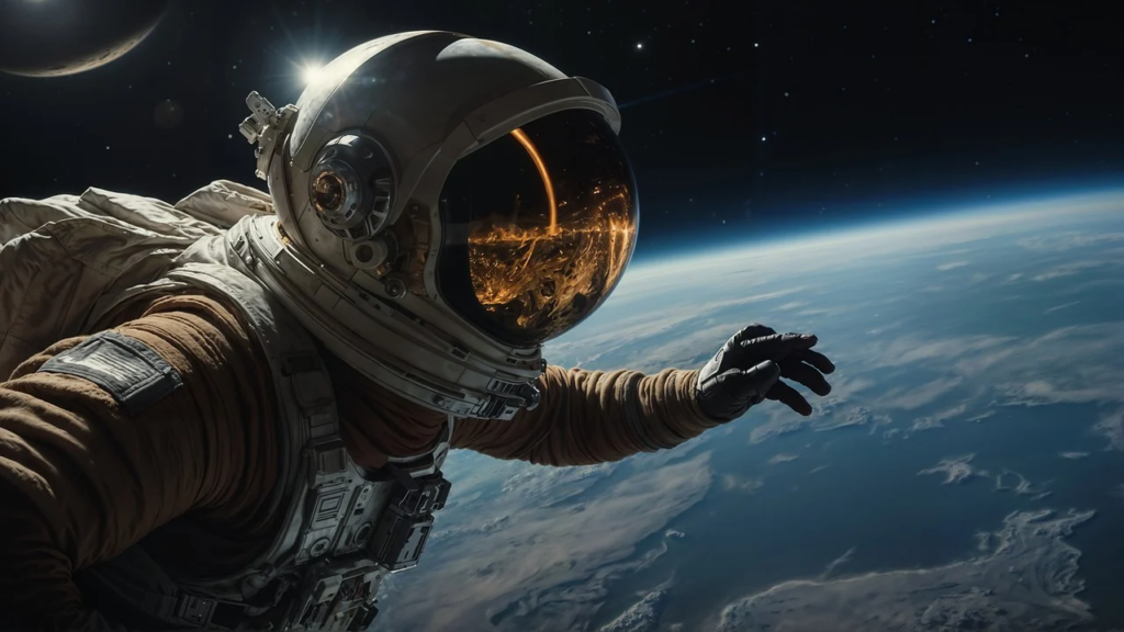 Astronaut. in space