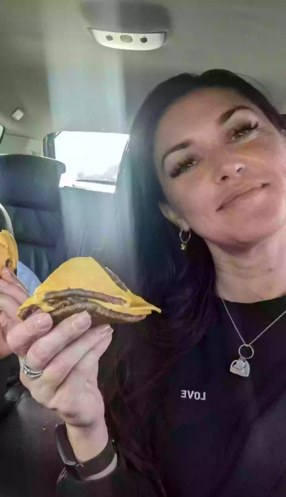 Rachel Ashby enjoying her carnivore diett