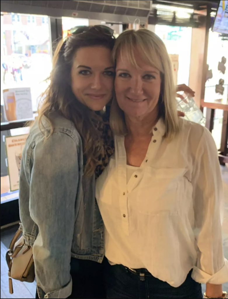 Katie Donnell and her mother