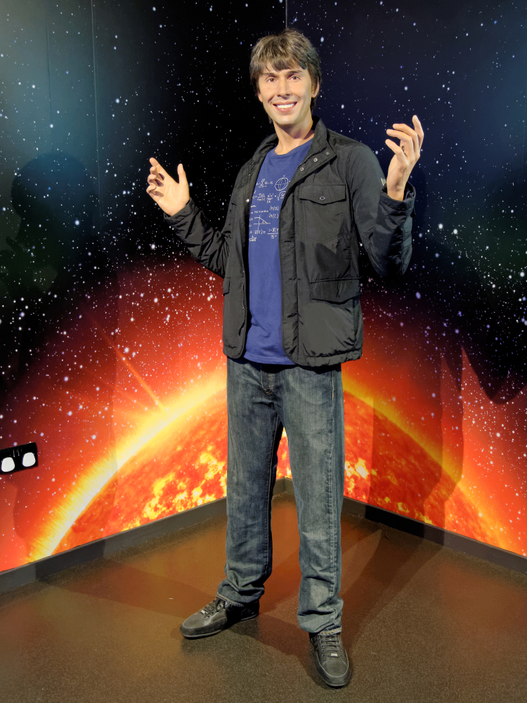 BLACKPOOL, JANUARY 14: Madame Tussauds Blackpool, UK 2018. Wax figure of Brian Edward Cox OBE, is an English physicist who serves as professor of particle physics.

