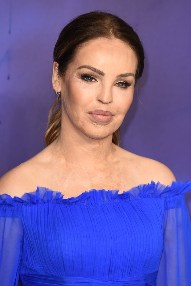 LONDON, UK. May 09, 2019: Katie Piper at the "Aladdin" premiere at the Odeon Luxe, Leicester Square, London. Picture: Steve Vas/Featureflash