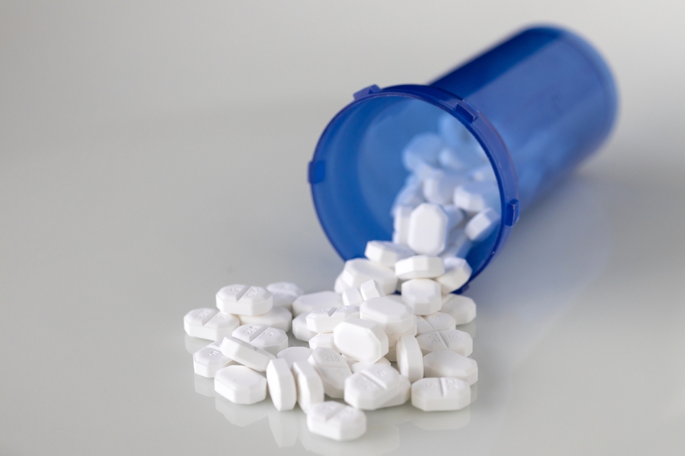 Vancouver, Canada - August 8, 2024: Amlodipine tablets sold under the brand name Norvasc among others, is a calcium channel blocker medication used to treat high blood pressure.