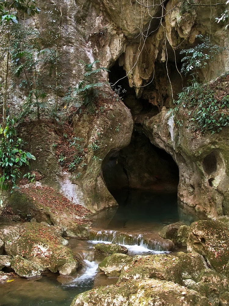 Entrance to Actun Tunichil Muknal Cave in Belize