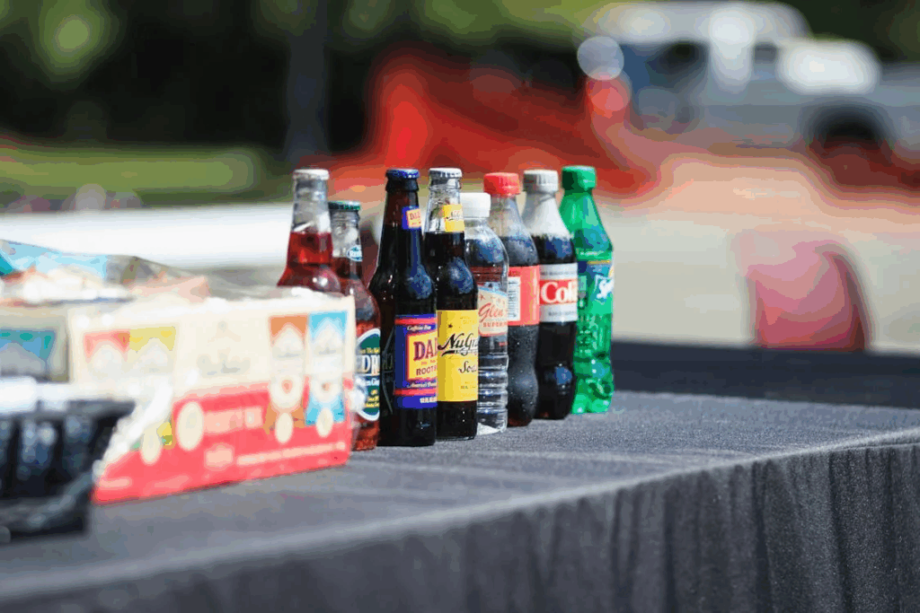 Assorted Beverage Bottles