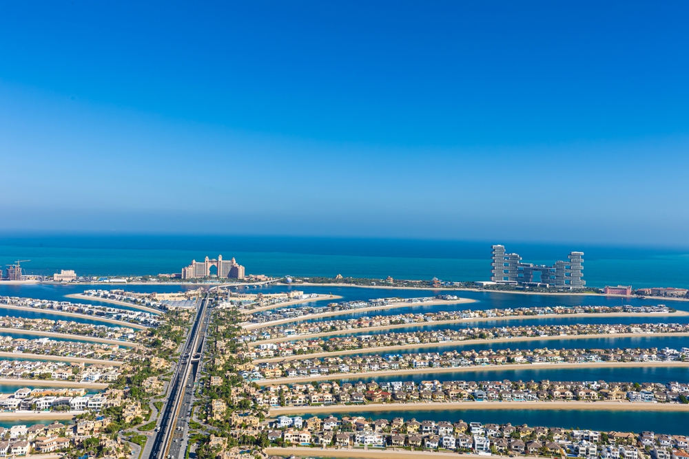 The view at the palm 2024 dubai UAE
