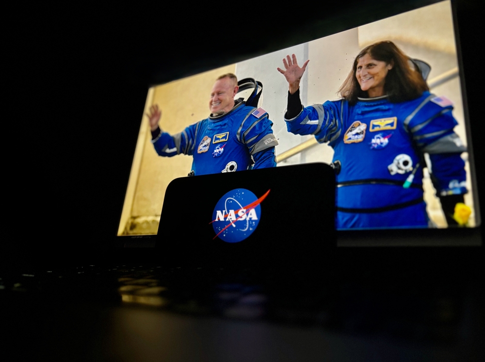Toronto, Canada-August 10 2024 Boeing’s Starliner astronauts Barry Wilmore and Sunita Williams are stranded in space for an expected 6 months due to leaks in its propulsion system ,thrusters shutting
