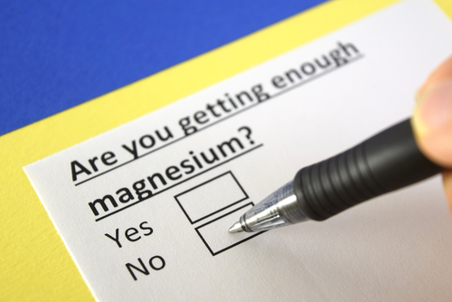 questionnaire being filled in with check boxes for yes and no