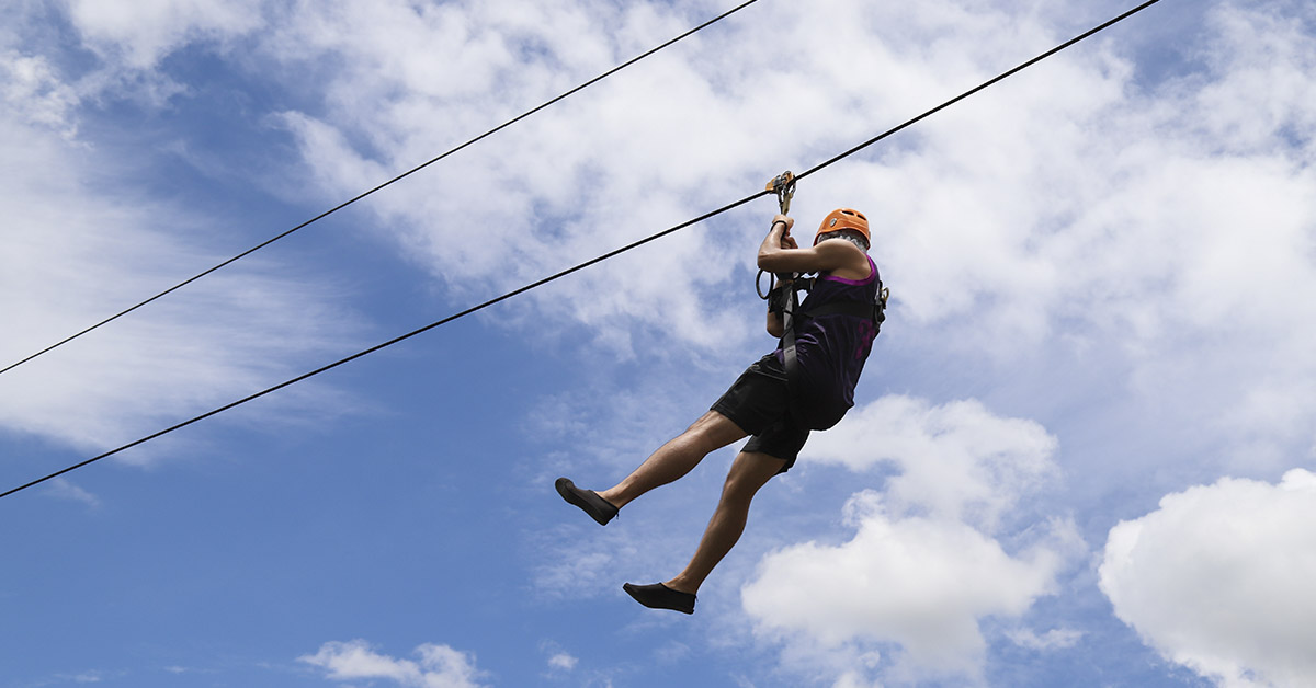 Unaware, Tourist Zip-Lines Above Ongoing Terror Attack That Left 26 Dead