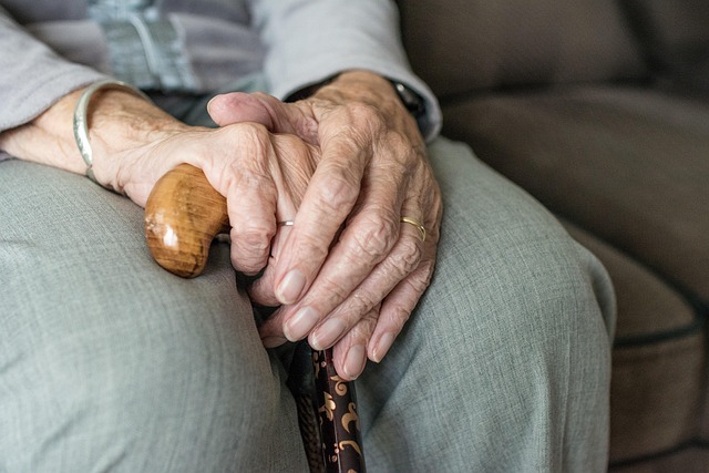 old man's hands
