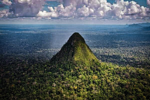 El Cono mountain in the Peruvian Amazon Rainforest