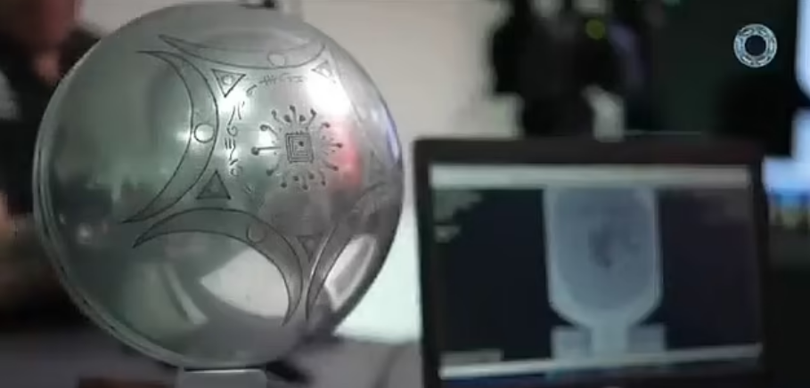 the spherical UFO object