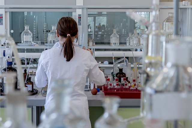 scientist working in lab
