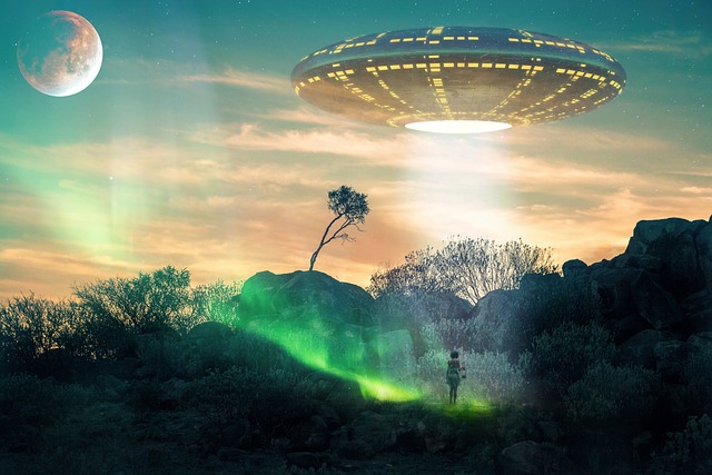 alien craft illustration