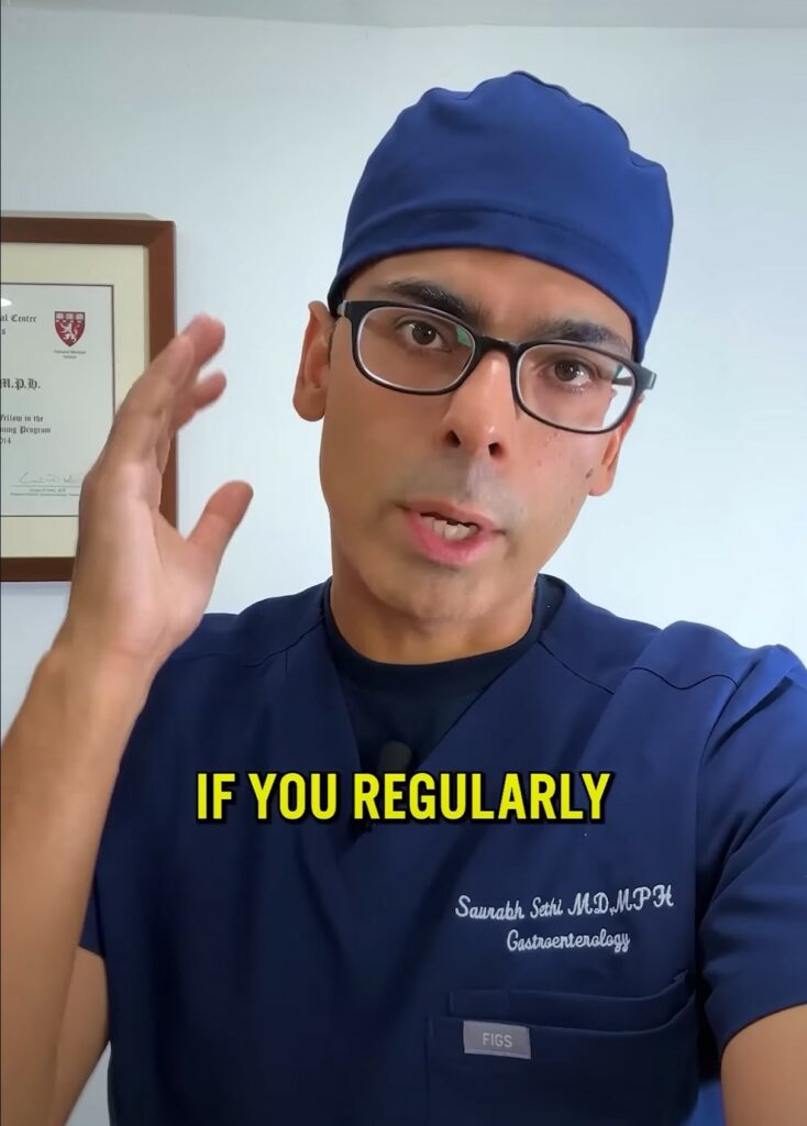 Dr Sethi discussing late sleeping issues