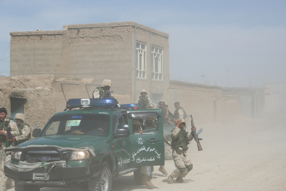 Mazar e Sharif, Afghanistan, Feb 3 2020, Afghanistan weapon training and tank operations and special forces in 2020 in the summer and during fighting season