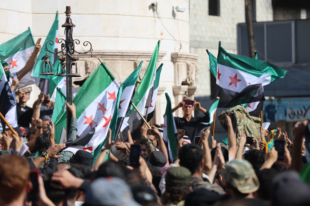 Eliminating the remnants of Bashar al-Assad. Syrians celebrate the fall of Assad's regime. Syria December 9, 2024,
