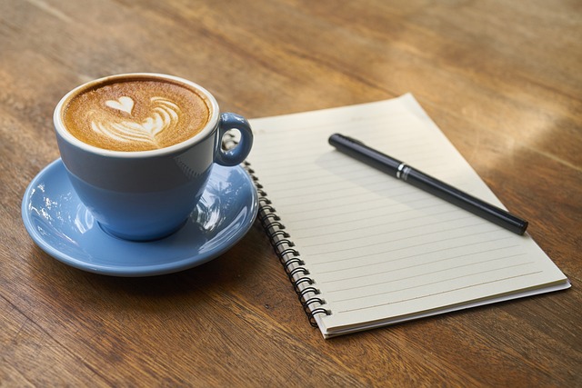 coffee and note pad