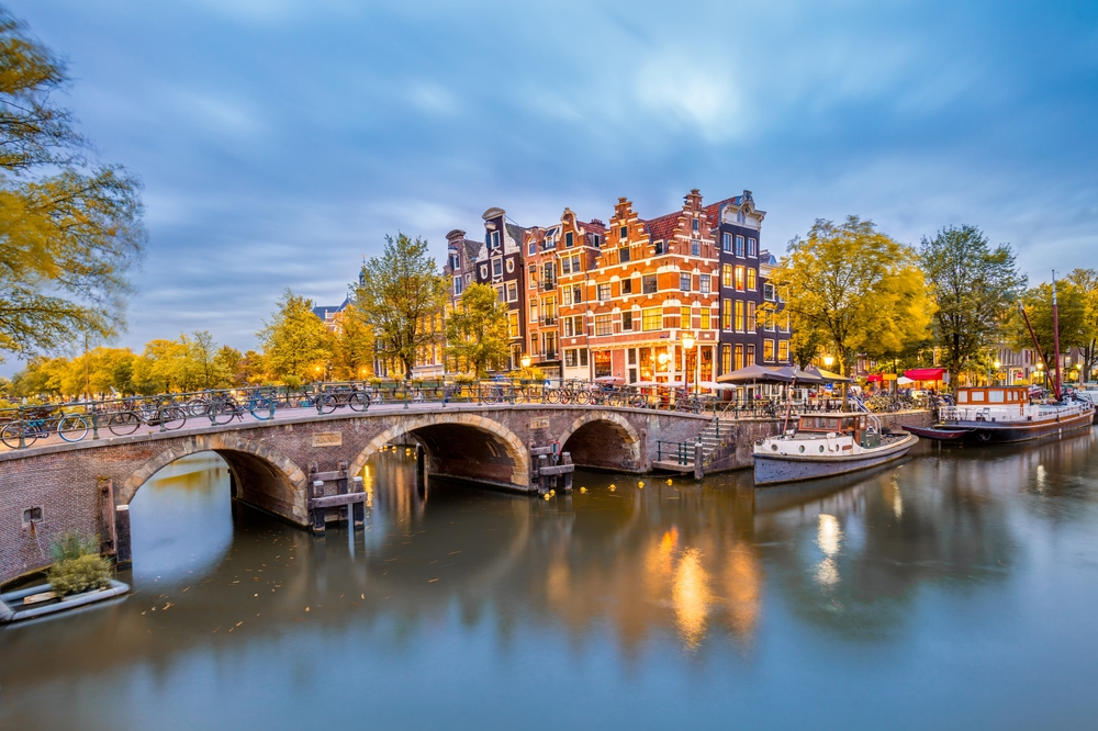 Autumn in Amsterdam, Netherlands.  European Travel to Amsterdam