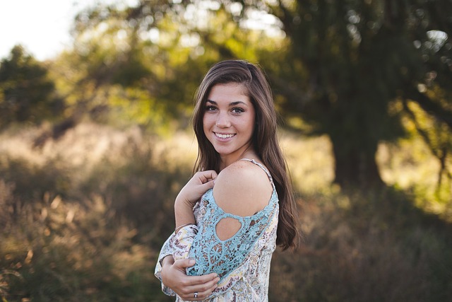 happy smiling woman