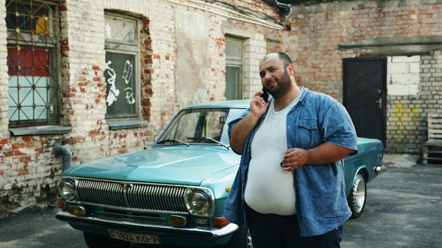 overweight man