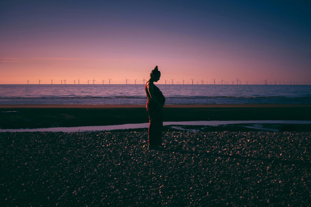Woman Standing on Ground
