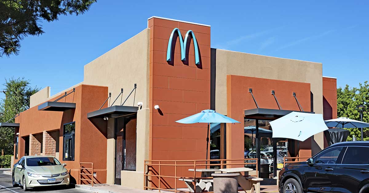 The Surprising Reason One McDonald’s Uses Turquoise Arches