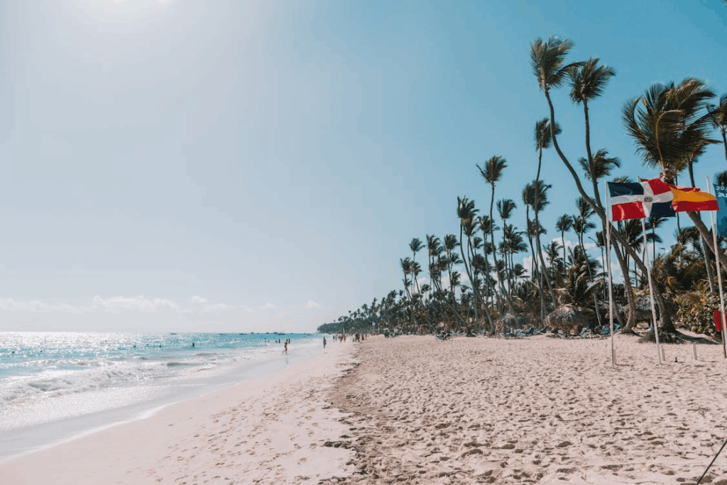 The Dominican Republic occupies the eastern two-thirds of the island of Hispaniola in the Caribbean