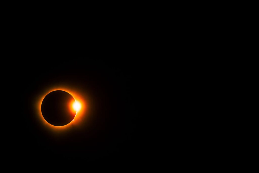Eclipse of Sun at Night