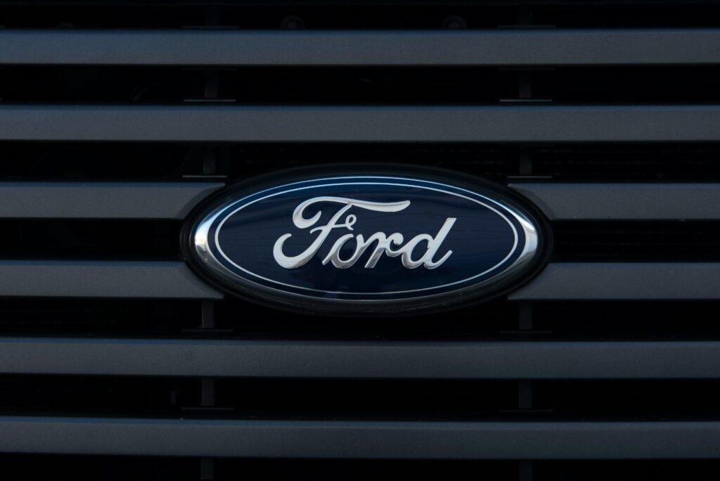 Black and Silver Ford Logo
