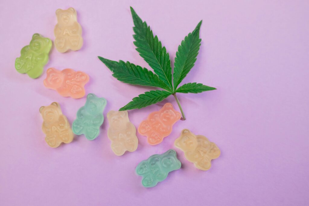 Close-Up Photo of Assorted Colored Gummy Bears
