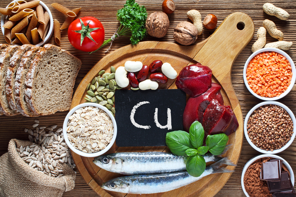 Foods highest in Copper. Natural sources of minerals