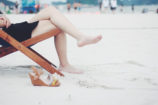 person at the beach