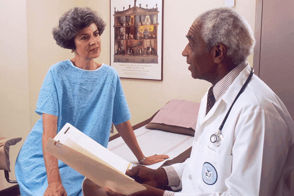 doctor talking about what happens under anesthesia