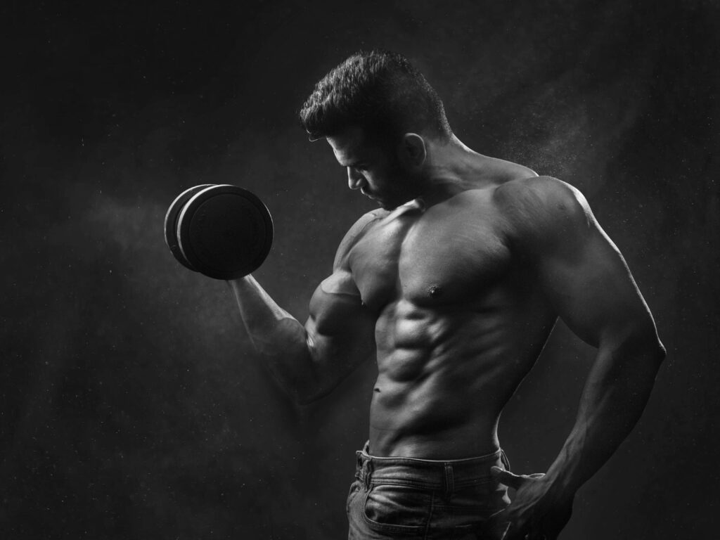 man with muscles
