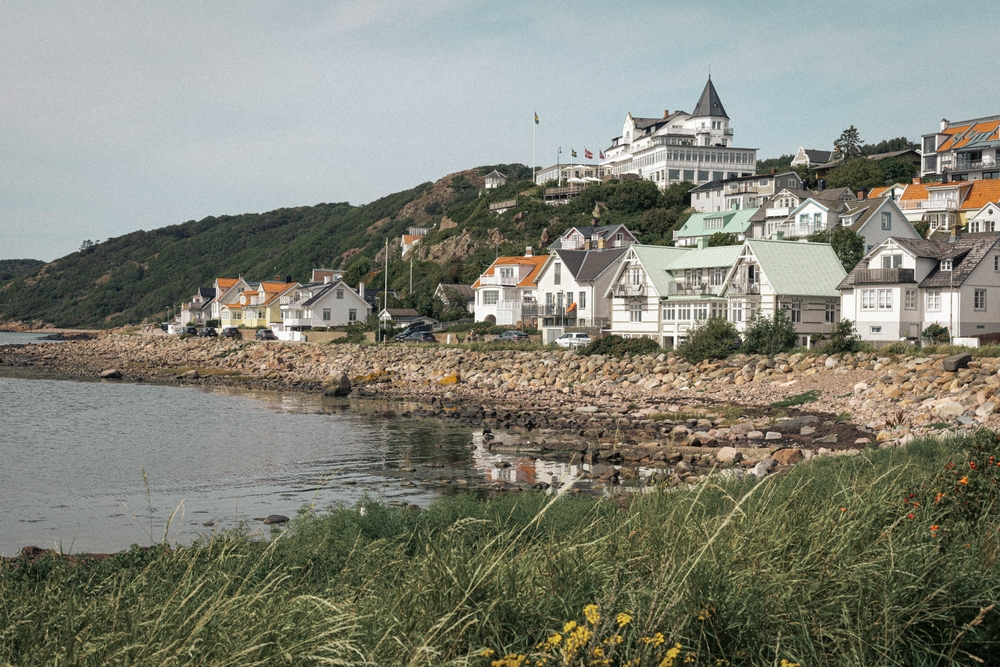 Beautiful landscape of Molle seaside town in Sweden