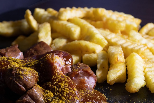 processed meat and fries
