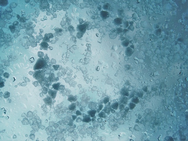 close up of hail