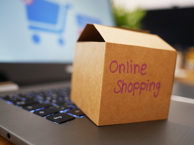 a box on a laptop
