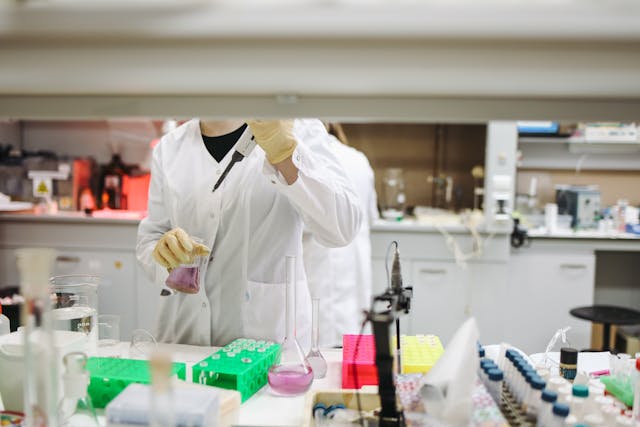 scientist workin in a lab