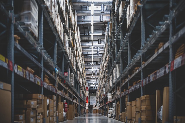 a storage warehouse